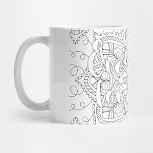 Everybody Me Affirmation Art, Adult Relaxing Mandala Mug